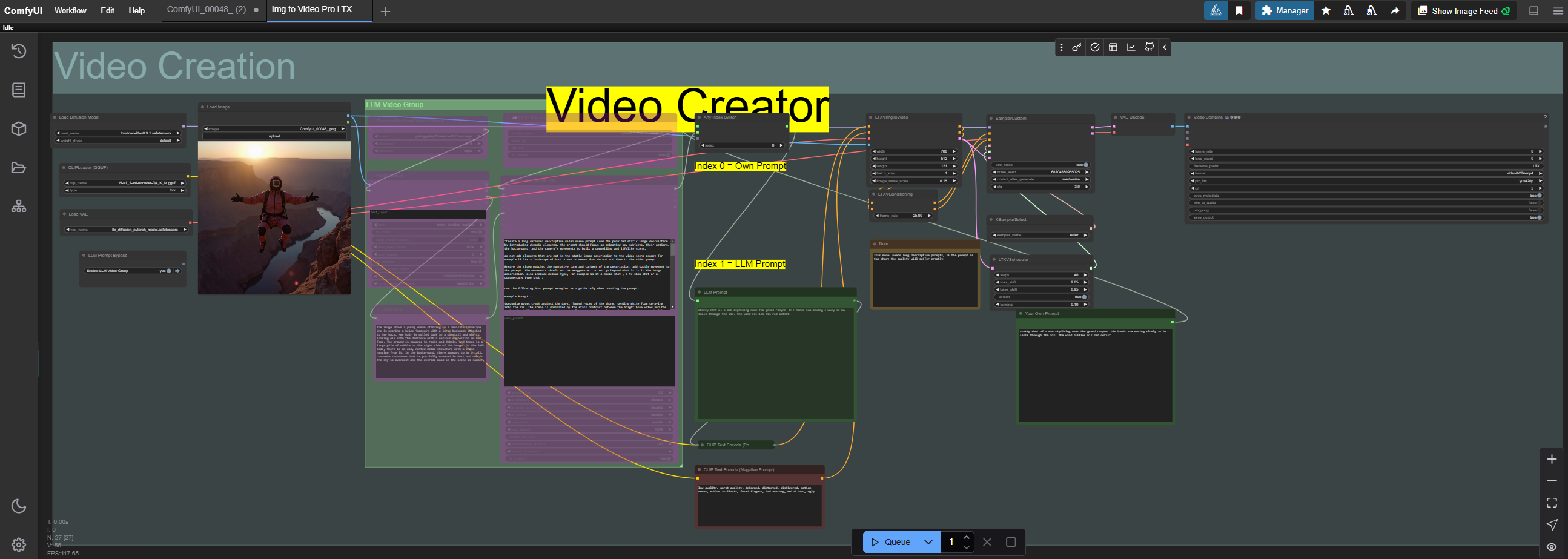 ComfyUI Pink Guard LTX Video